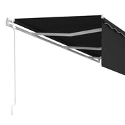 Toldo automático retráctil con persiana 6x3 m antracita V6933 Vetonek