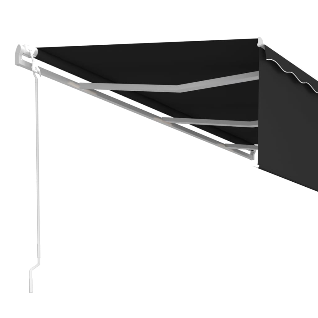 Toldo automático retráctil con persiana 6x3 m antracita V6933 Vetonek