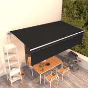 Toldo automático retráctil con persiana 6x3 m antracita V6933 Vetonek