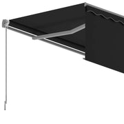 Toldo automático retráctil con persiana 6x3 m antracita V8135 Vetonek