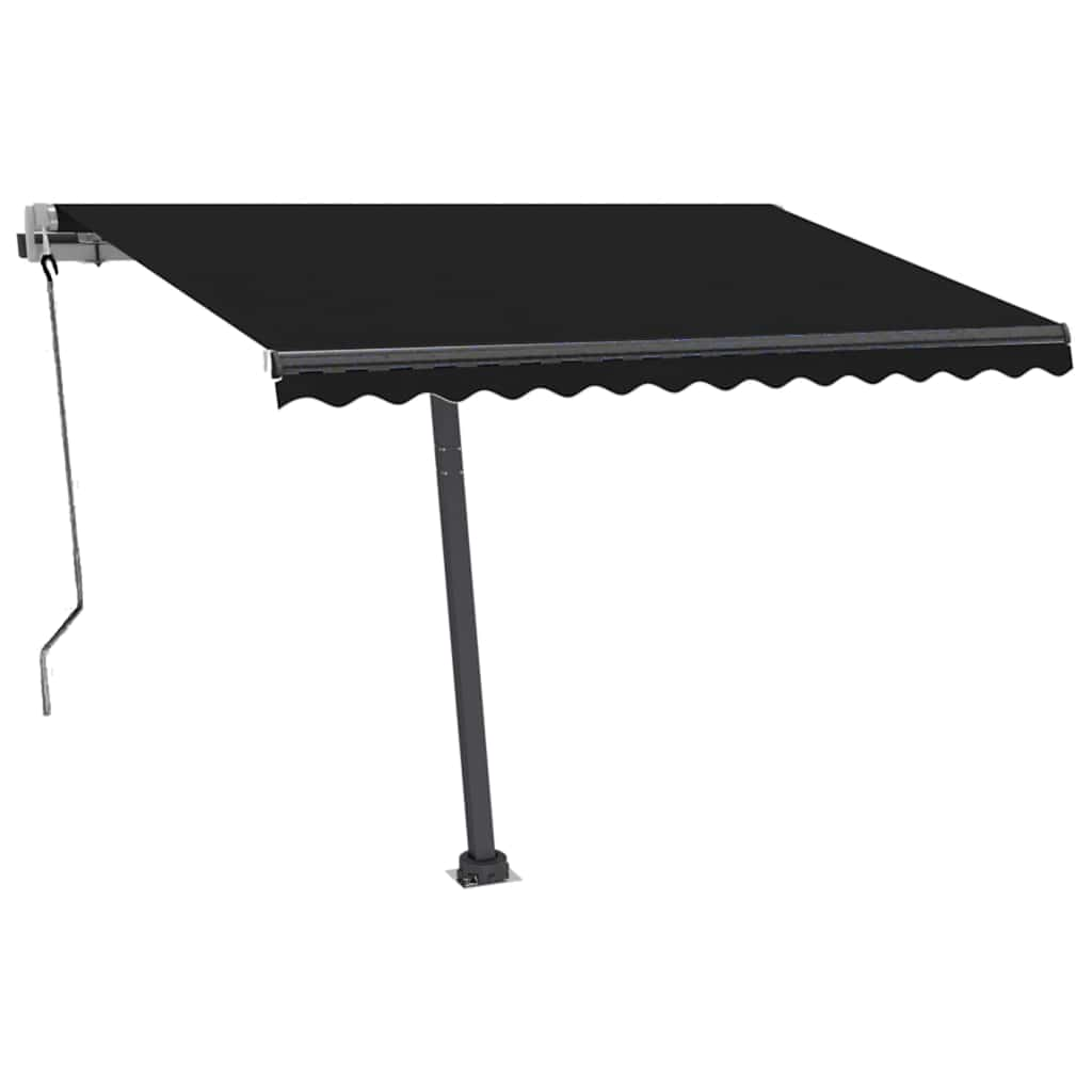 Automatic foot awning anthracite 350x250 cm