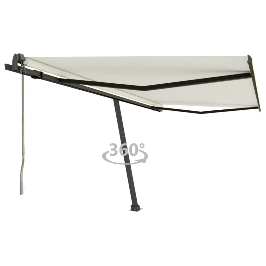 Vetonek Toldo de pie automático crema 450x350 cm