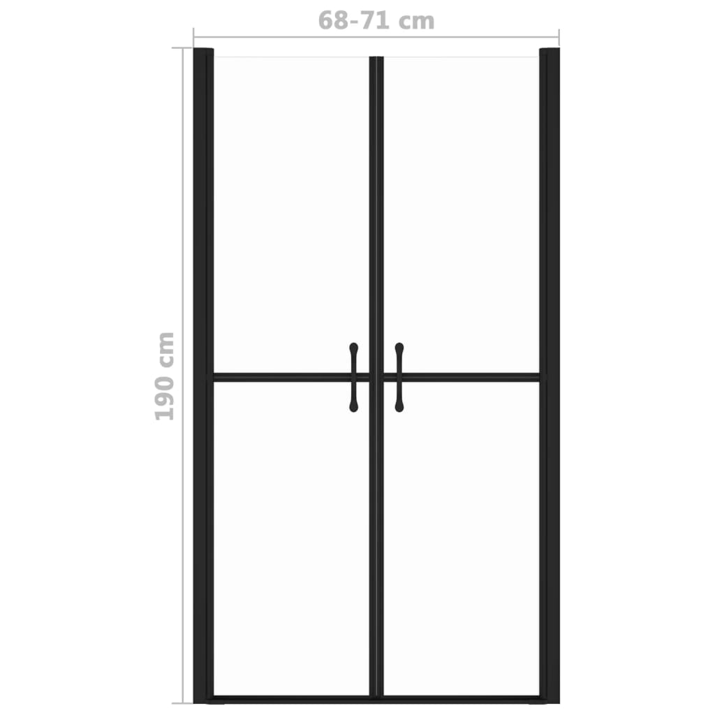 Puerta de ducha transparente (68-71)x190 cm vidaXL