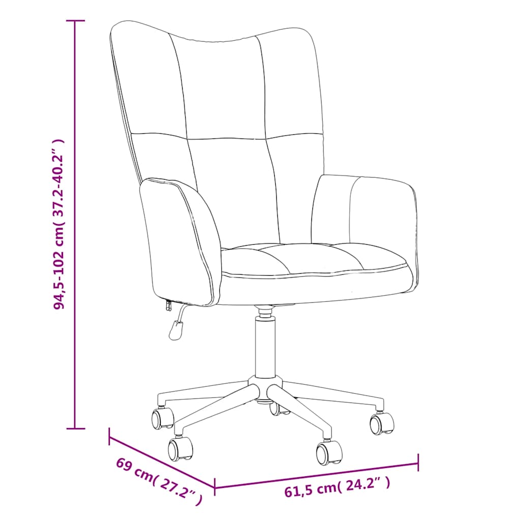 Sillón de relax de terciopelo amarillo mostaza vidaXL