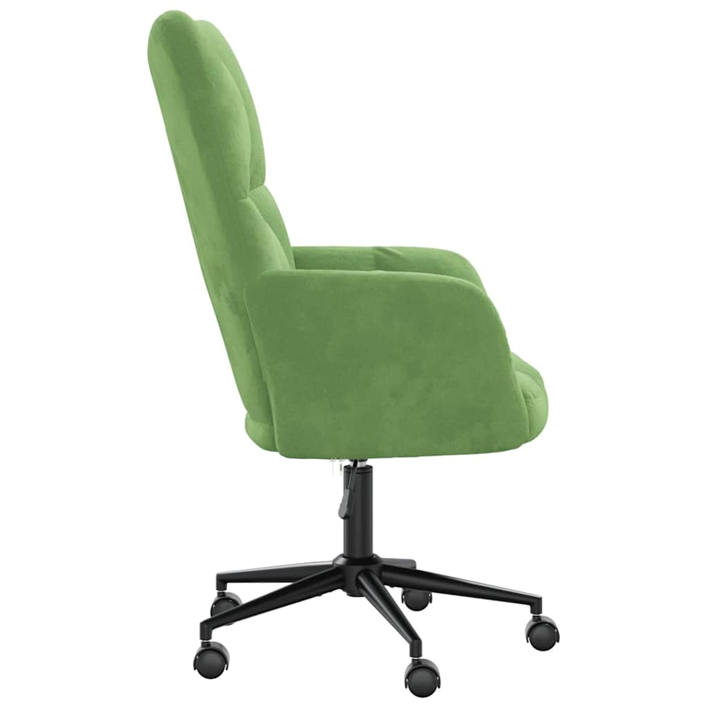 Sillón de relax de terciopelo verde claro vidaXL