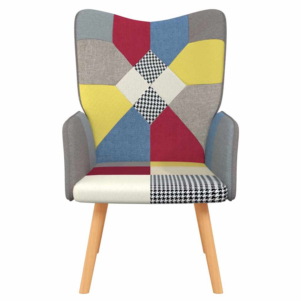 Patchwork fabric chair