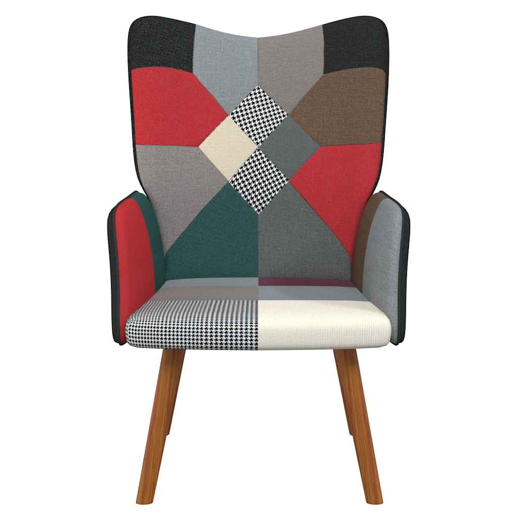 Patchwork fabric chair