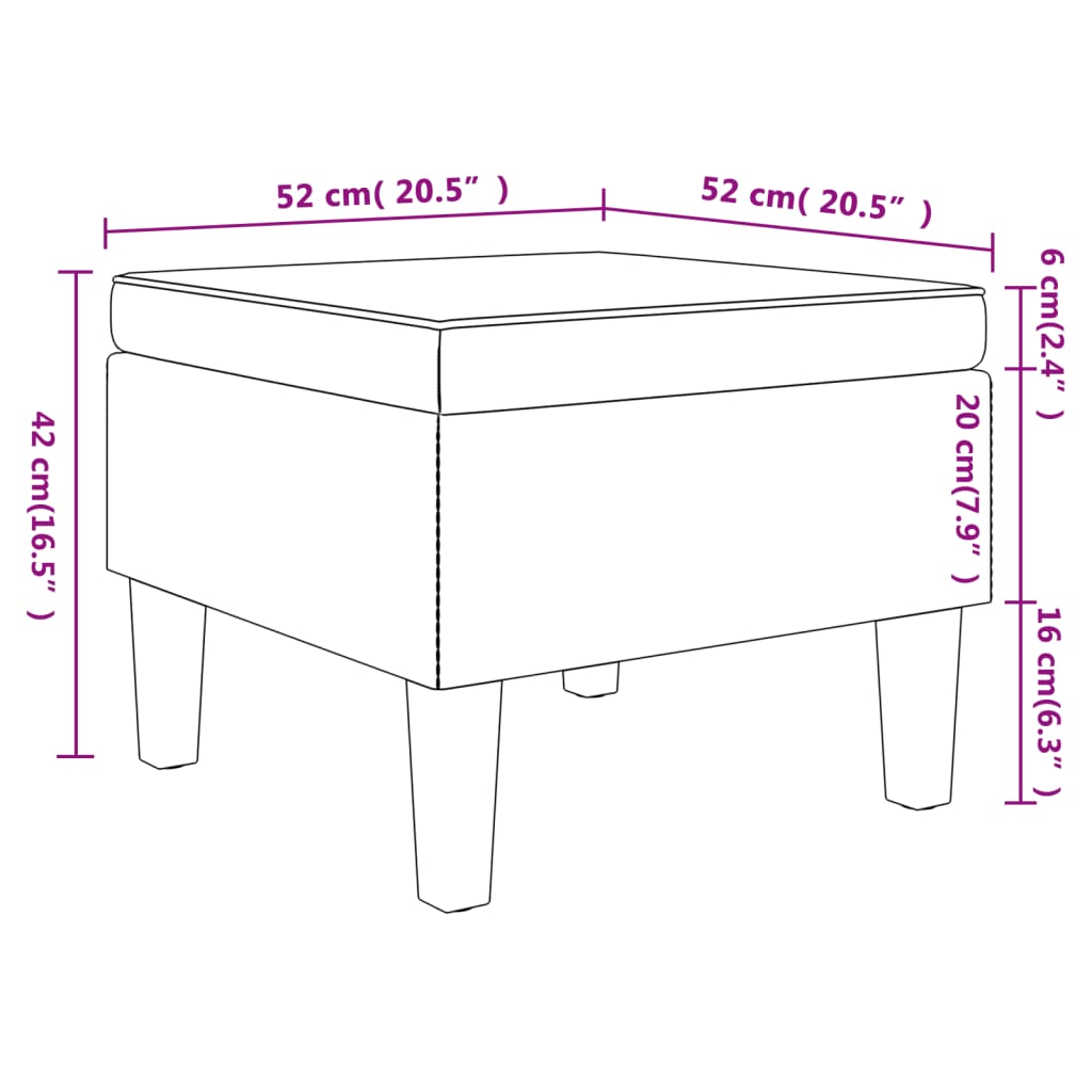 Taburete con patas de madera tapizado tejido marrón vidaXL