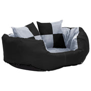 Vetonek Reversible and washable dog cushion gray and black 65x50x20 cm