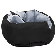 Reversible and washable dog cushion gray and black 65x50x20 cm v0293 - Vetonek