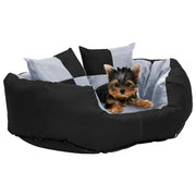 Reversible and washable dog cushion gray and black 65x50x20 cm v0293 Vetonek