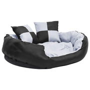 Vetonek Reversible and washable dog cushion gray and black 85x70x20 cm