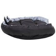 Reversible and washable dog cushion gray and black 150x120x25 cm v0323 - Vetonek