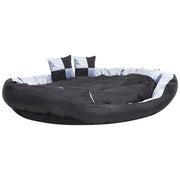 Reversible and washable dog cushion gray and black 150x120x25 cm v0323 - Vetonek