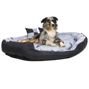 Reversible and washable dog cushion gray and black 150x120x25 cm v0323 Vetonek