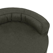 Dark gray ergonomic dog bed mattress 75x53 cm v1122 - Vetonek