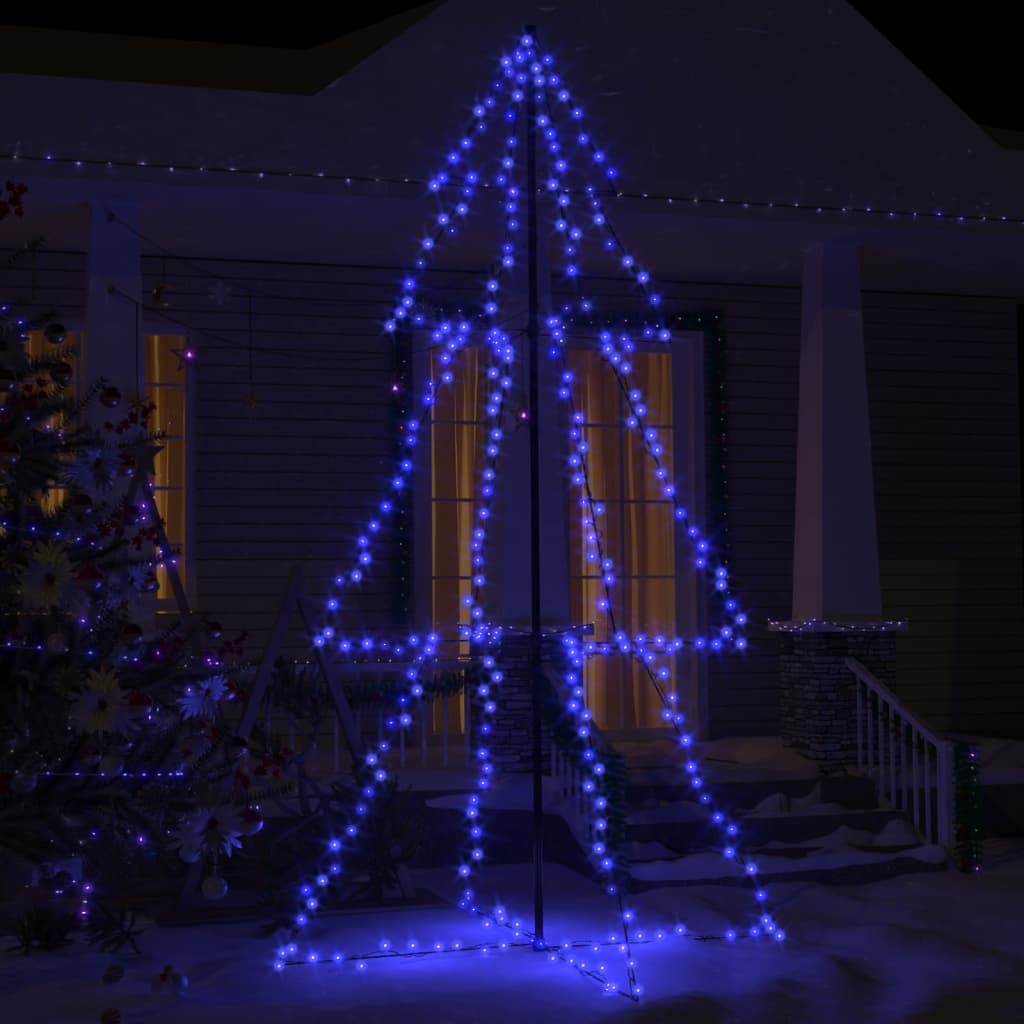 Vetonek Árbol de Navidad 300 luces LED interior y exterior 120x220 cm