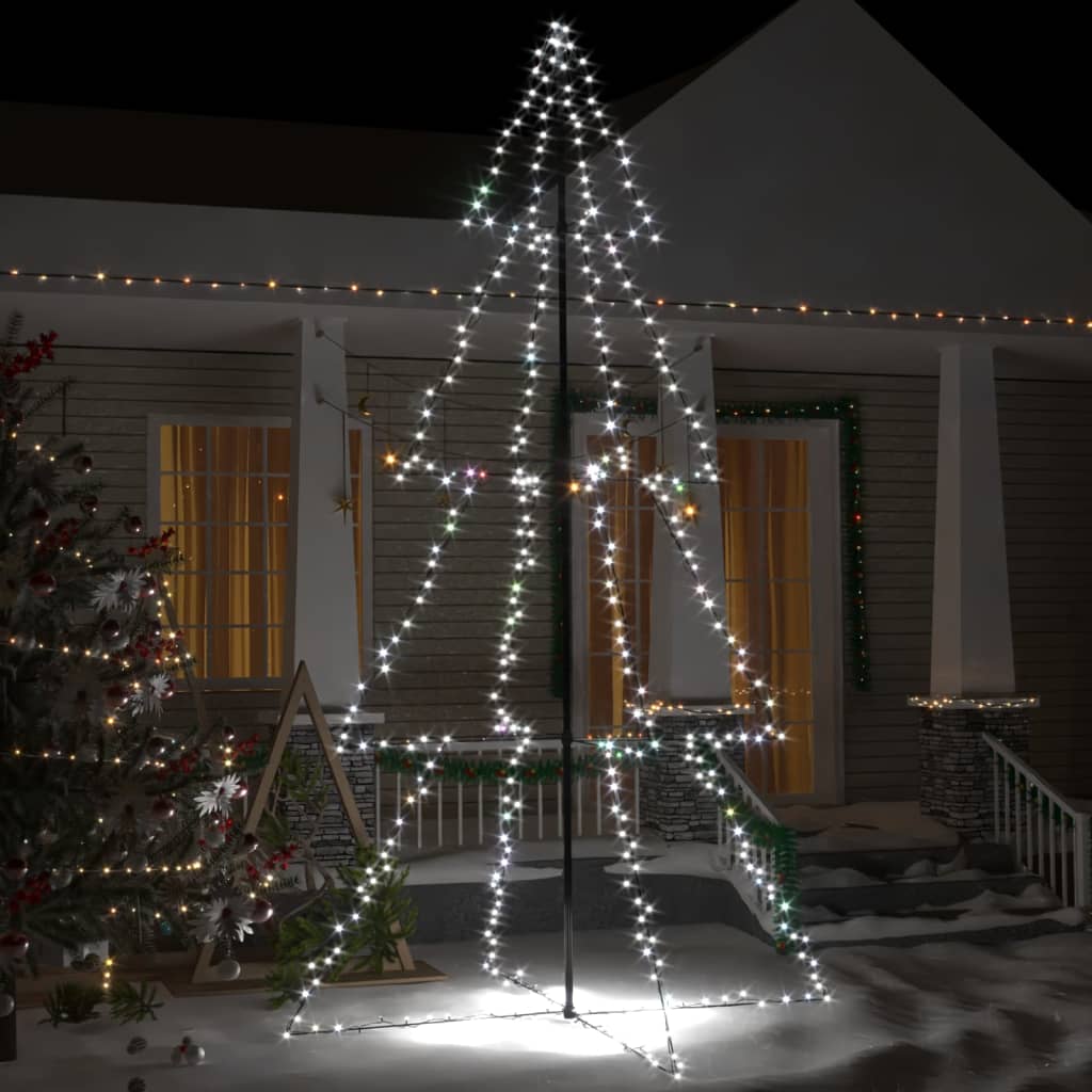 Vetonek Árbol de Navidad 360 luces LED interior y exterior 143x250 cm