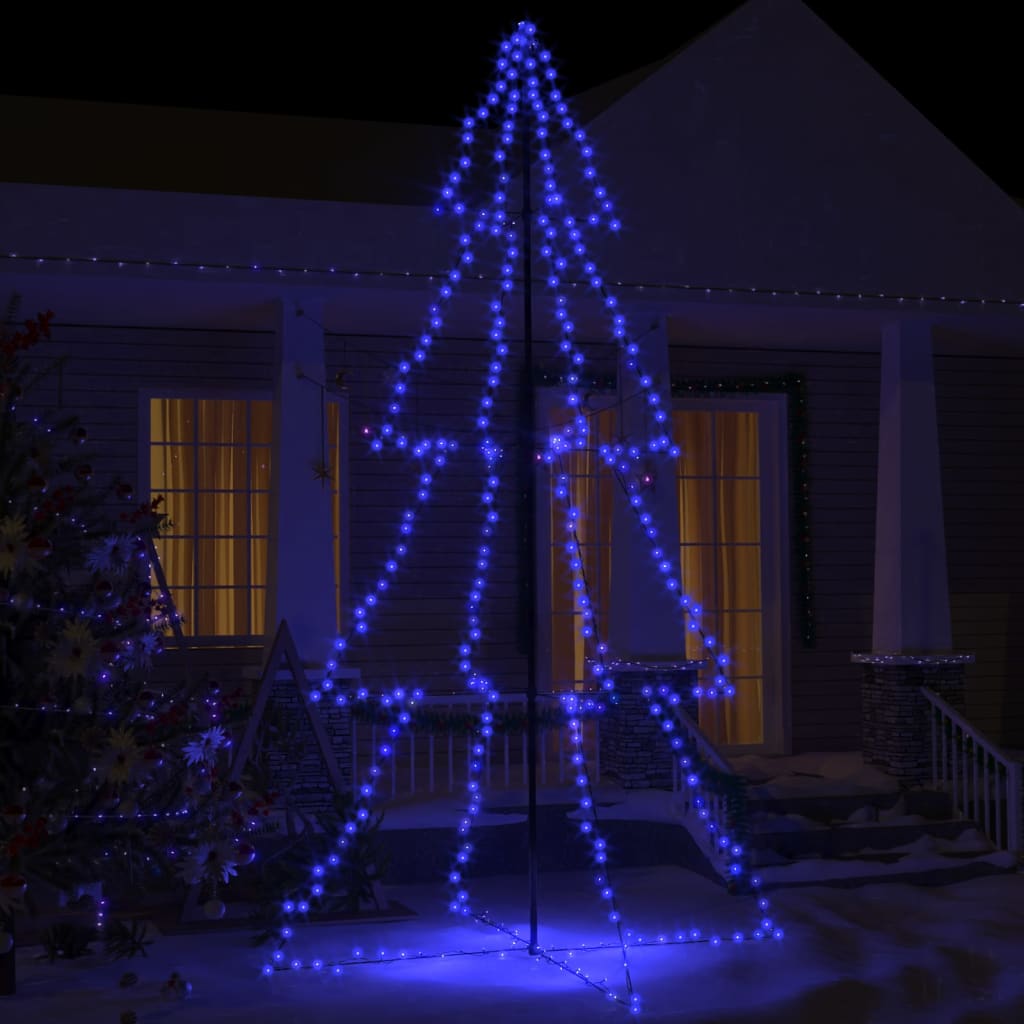 Vetonek Árbol de Navidad 360 luces LED interior y exterior 143x250 cm