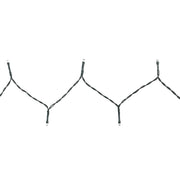 Red de luces de árbol de navidad 150 leds azul 150 cm v4475 - Vetonek