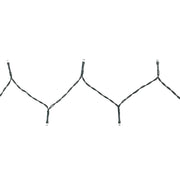 Red de luces de árbol de Navidad 180 LEDs azul 180 cm - Vetonek