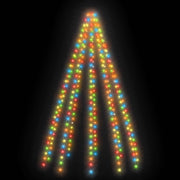 Red de luces de árbol de navidad 250 leds de colores 250 cm v4574 - Vetonek