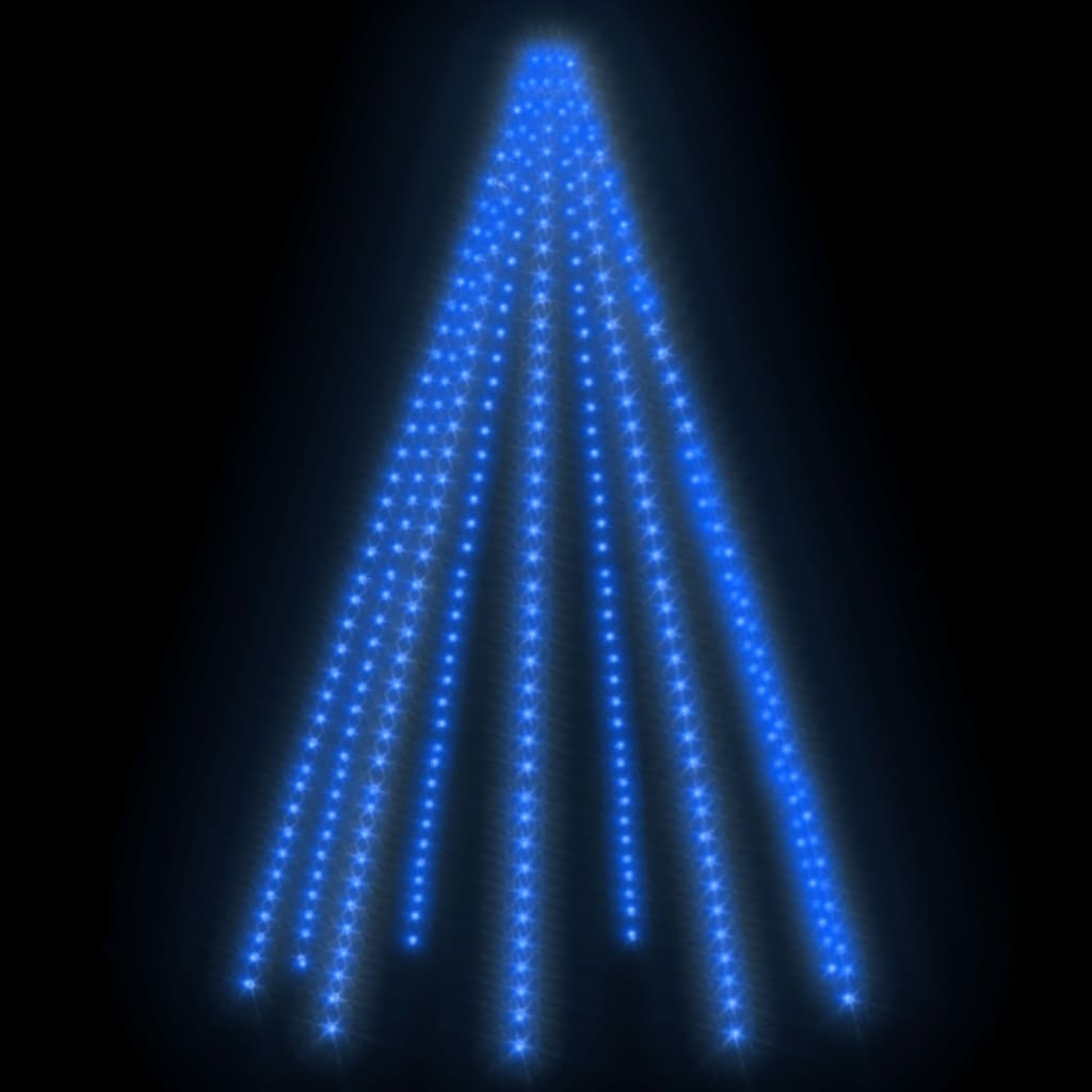 Red de luces de árbol de navidad 400 leds azul 400 cm v4628 - Vetonek