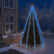 Red de luces de árbol de navidad 400 leds azul 400 cm v4628 Vetonek
