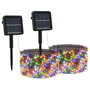 Tiras de luces solares led 2 uds de colores interior/exterior v4789 Vetonek