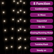 Tiras de luces solares led 5 uds blanco frío interior/exterior v4802 - Vetonek