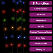 Tiras de luces solares led 5 uds de colores interior/exterior v4826 - Vetonek