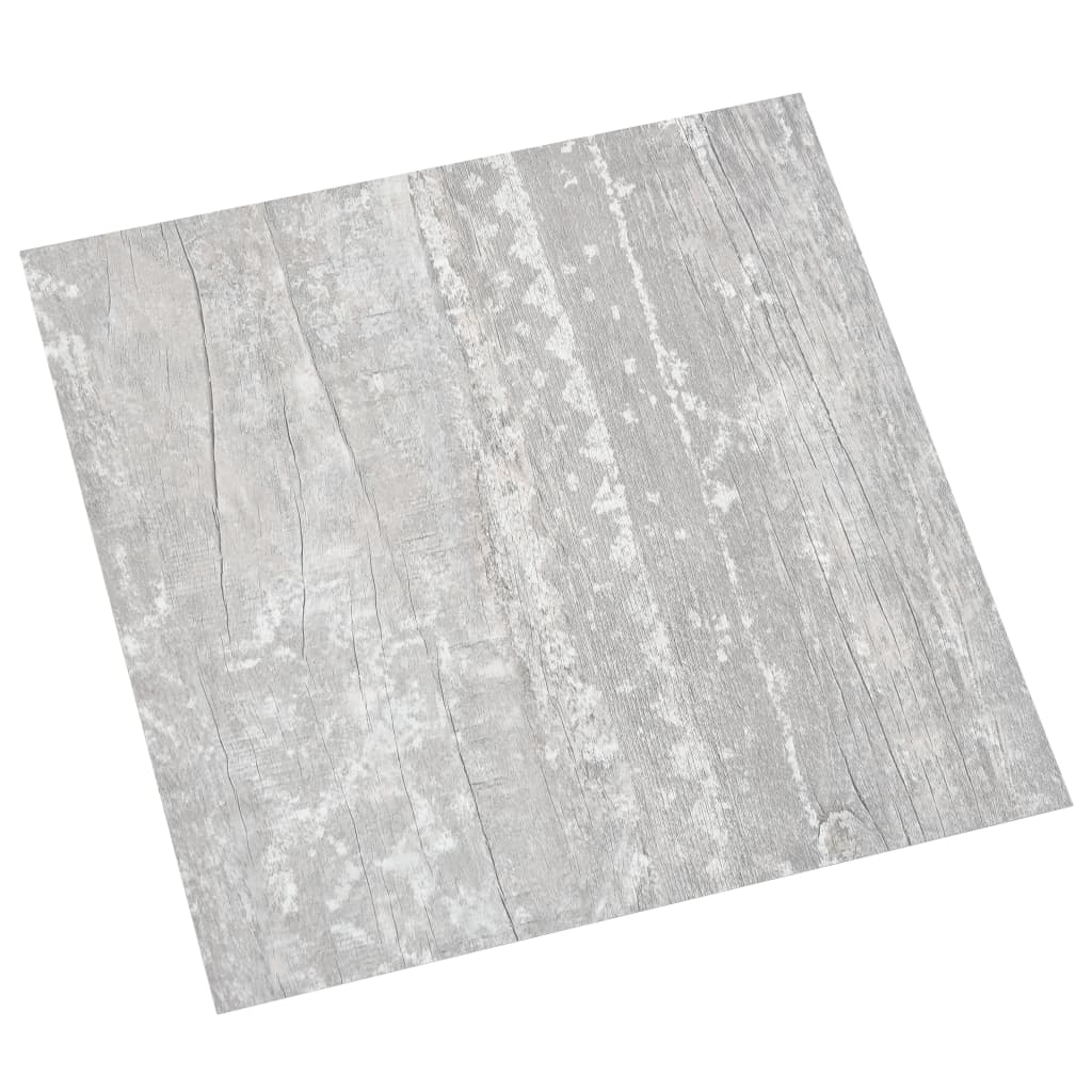 Pallet di terreno autoadesivo 20 unità PVC grigio 1,86 m²