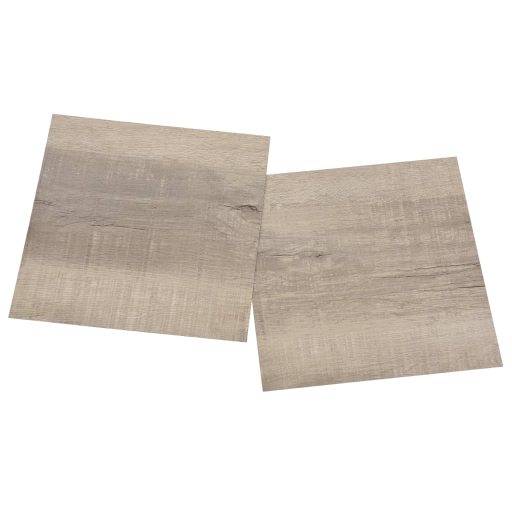 Tarimas de suelo autoadhesivas 20 uds PVC gris taupe 1,86 m² - Vetonek