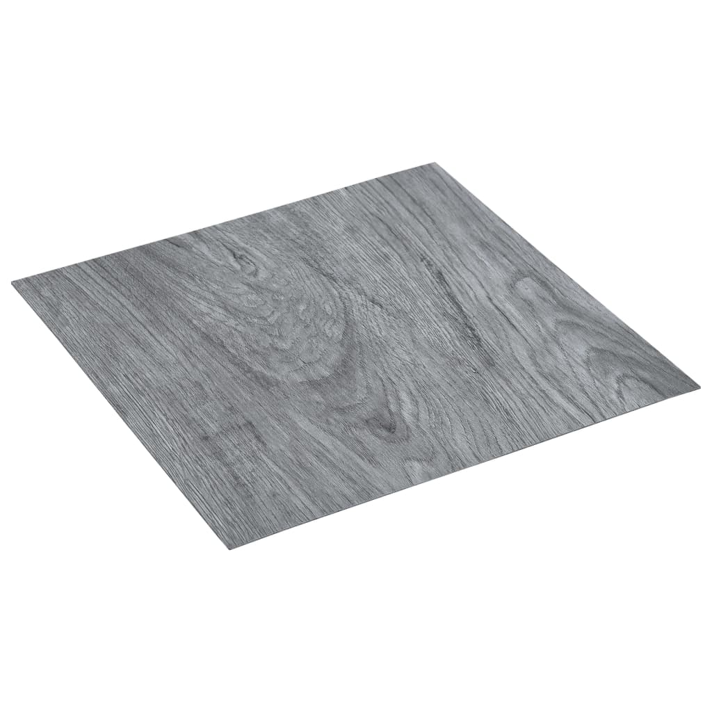 Tarimas de suelo autoadhesivas 20 uds PVC gris claro 1,86 m²