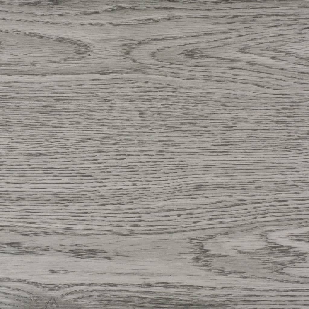 Lamas para suelo autoadhesivas PVC gris oscuro 5,21 m² 2 mm - Vetonek