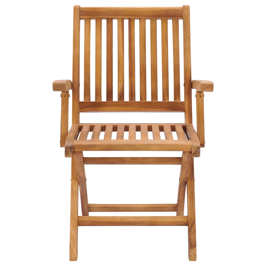 Folding garden chairs 6 UDS Maciza wood teak with cushions