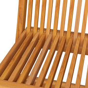 Folding garden chairs 8 units solid teak wood v1268 - Vetonek