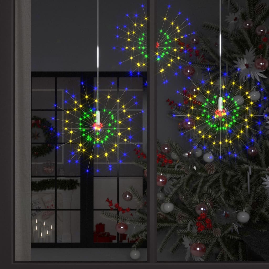 Vetonek Luz de petardo de navidad exterior multicolor 140 LEDs 20 cm