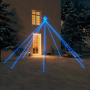 Led árbol de navidad interior y exterior 576 led azul 3,6 m v3569 Vetonek