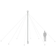 Led árbol de navidad interior/exterior 800 led blanco frío 5 m v3644 Vetonek