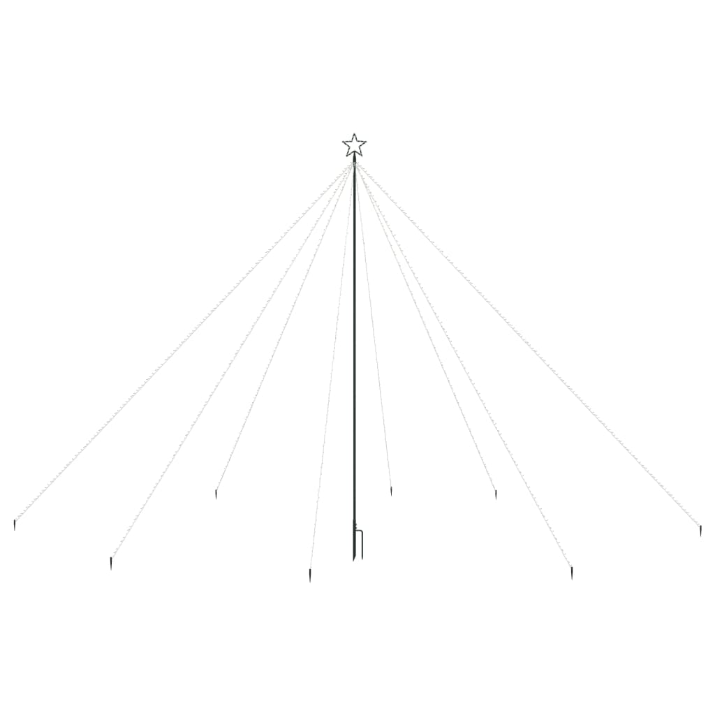 Led árbol de navidad interior/exterior 800 led colores 5 m v3705 - Vetonek