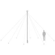 Led árbol de navidad interior/exterior 800 led colores 5 m v3705 - Vetonek