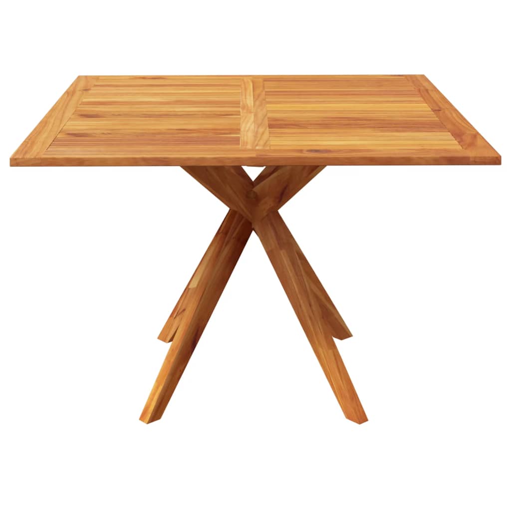 Mesa de jardín madera maciza de acacia 110x110x75 cm vidaXL