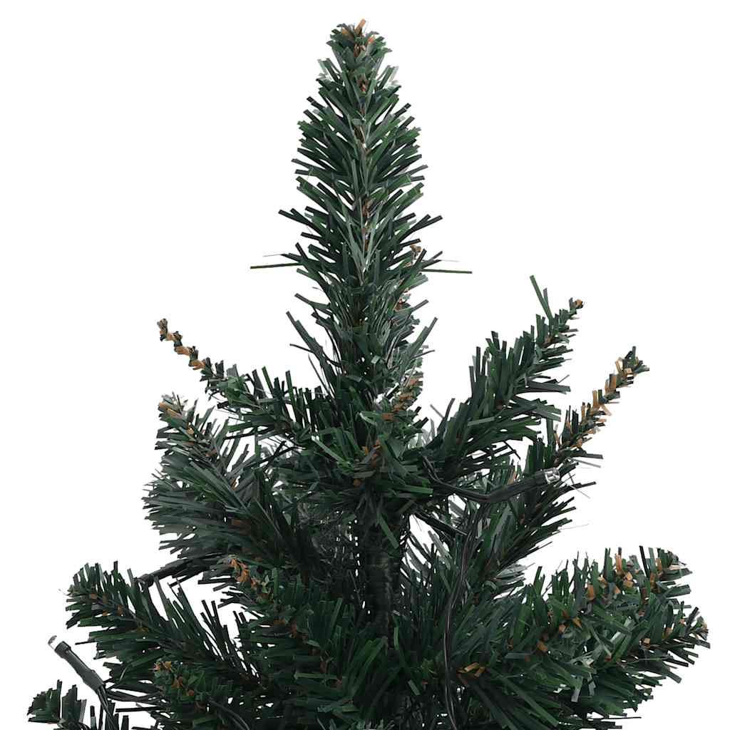 Árbol de navidad preiluminado con luces y soporte verde 60 cm v6317 - Vetonek