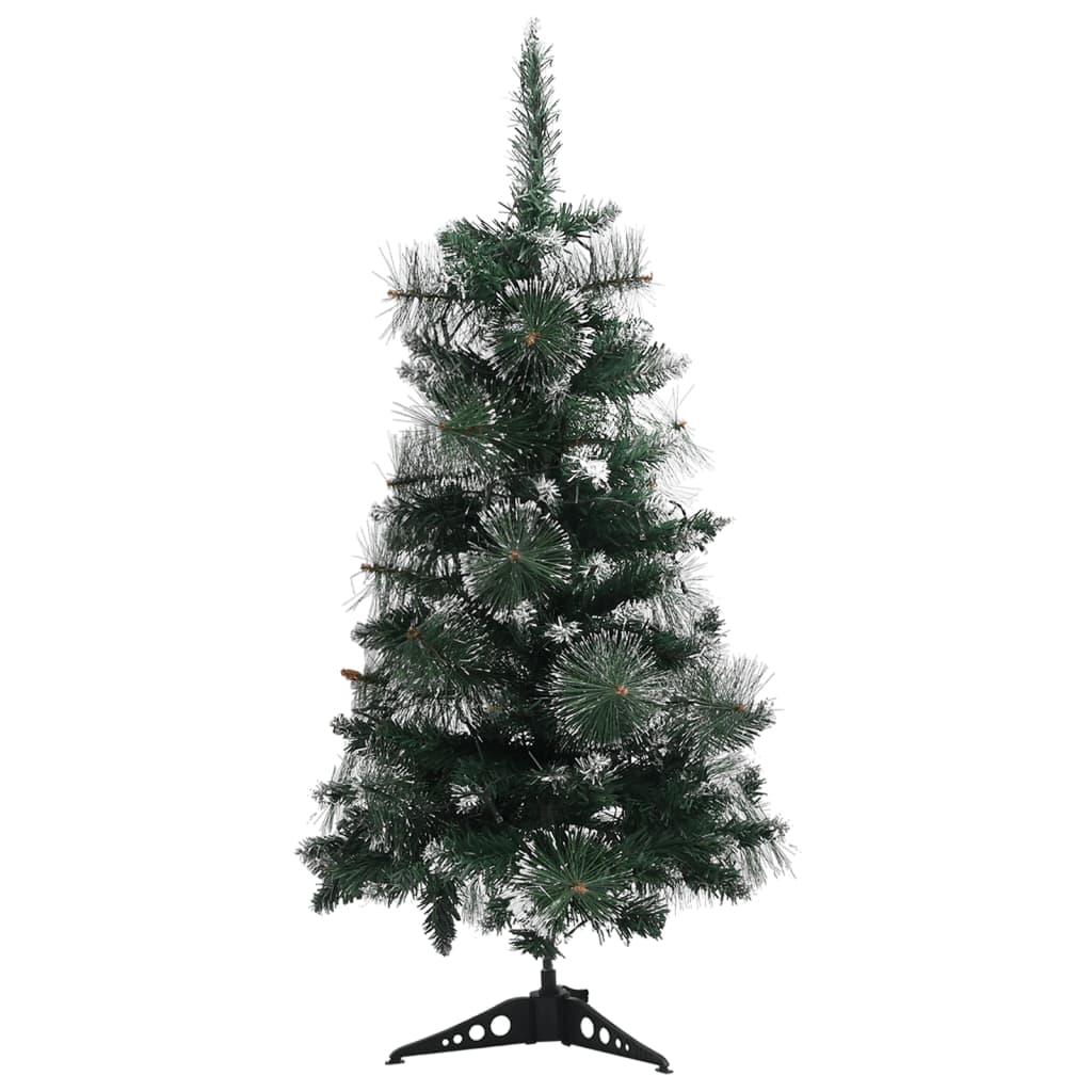 Árbol de navidad preiluminado con luces y soporte verde 90 cm v6348 Vetonek
