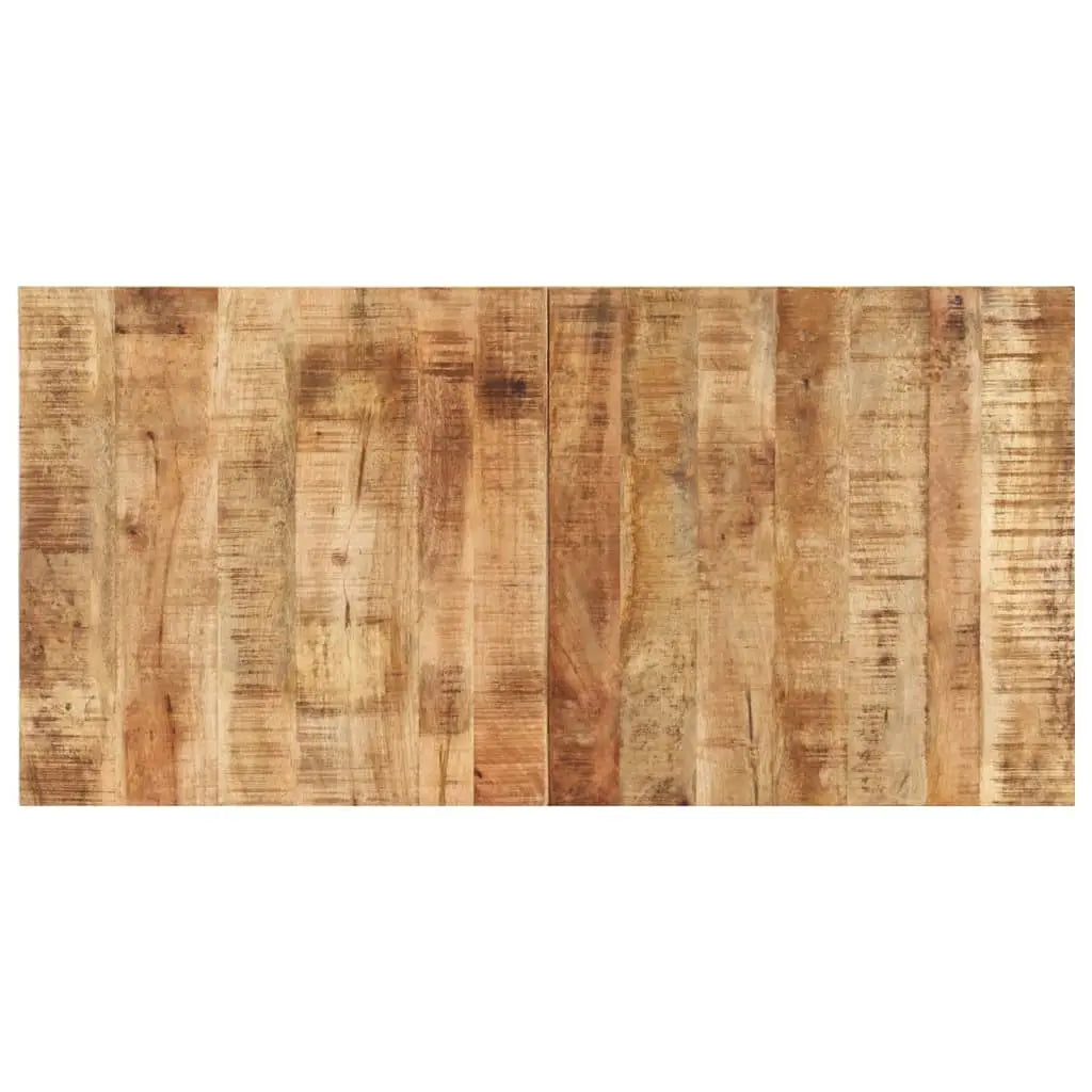 Vetonek Tablero para mesa madera de mango rugosa 120x60x (1,5-1,6) cm