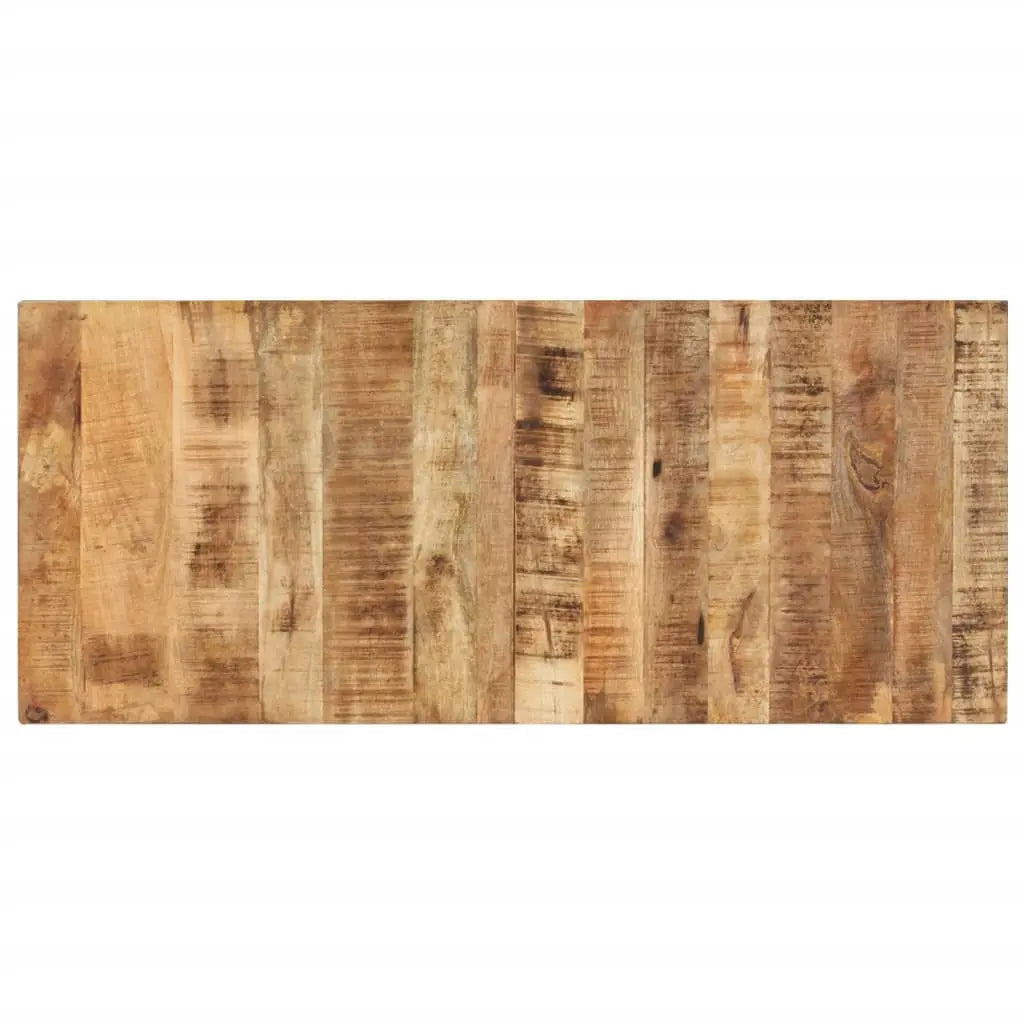 Vetonek Tablero para mesa madera de mango rugosa 140x60x(2,5-2,7) cm