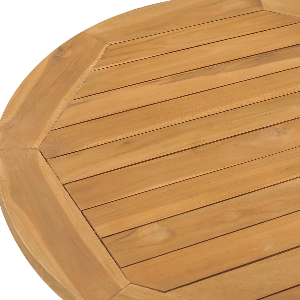 Juego de comedor para jardín 5 piezas madera maciza de teca vidaXL