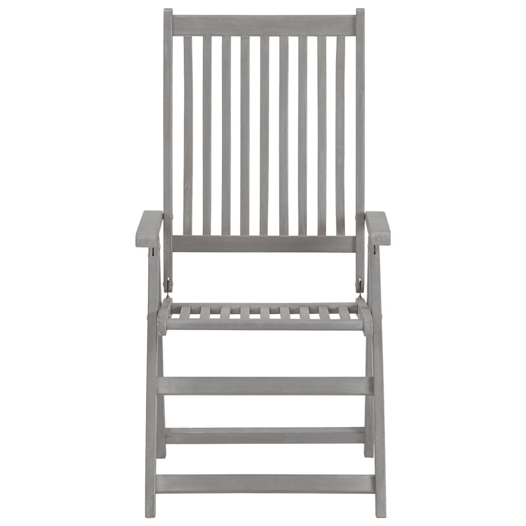 Jardin et coussins chaises inclinables 8 UDS Maciza Wood Acacia