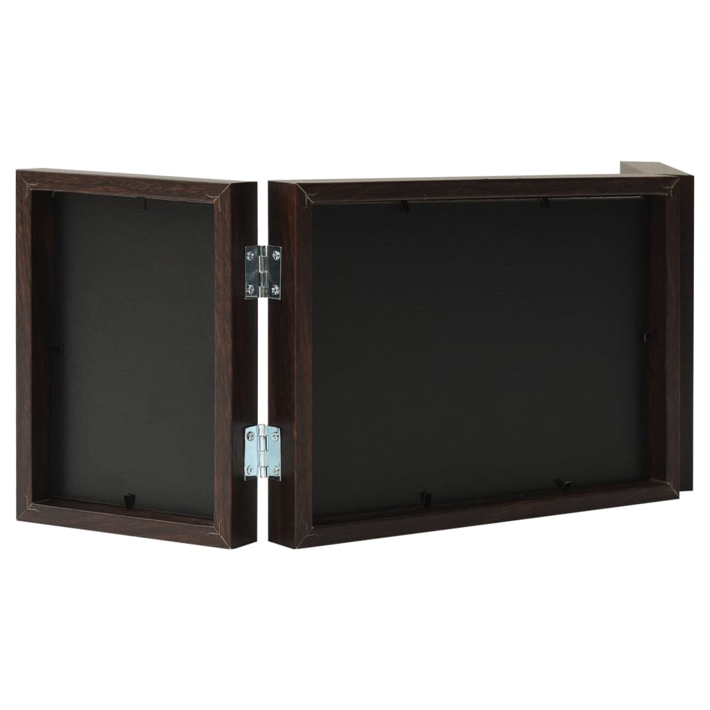 Photo frame collage Triple dark brown 22x15cm+2x (10x15cm)